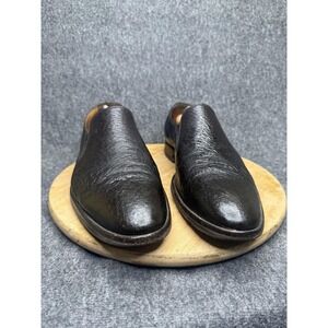 Gravati Italian Handmade Leather Dress Shoes Mens Size 13 Brown Vibram Sole